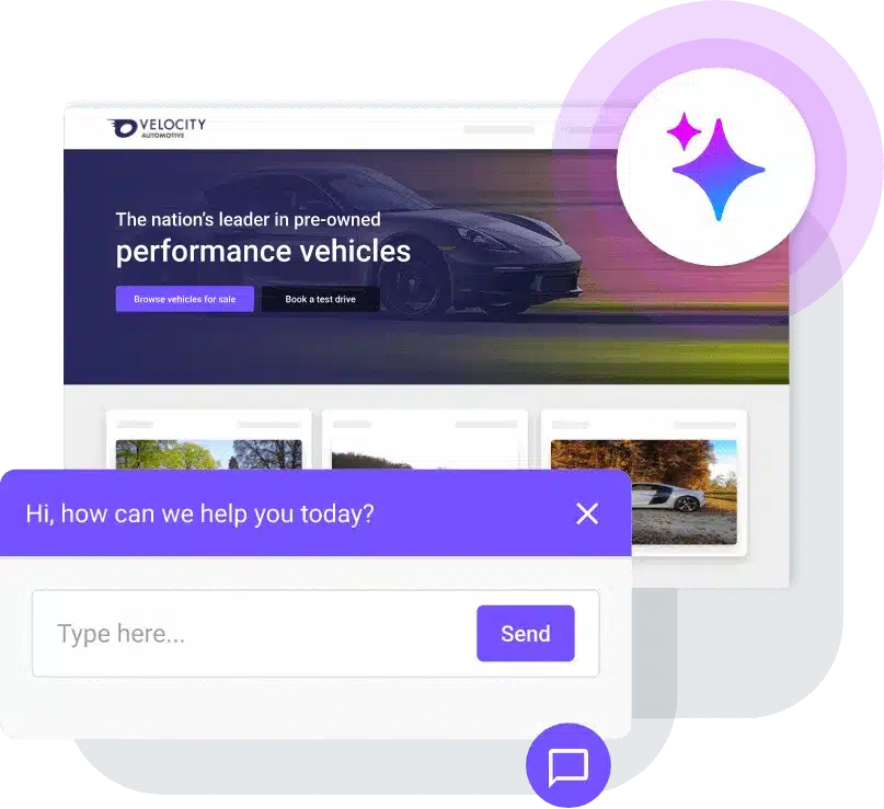 ai customer experience: AI web chat