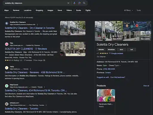 Locate your Google Business Profile