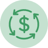 money with arrows