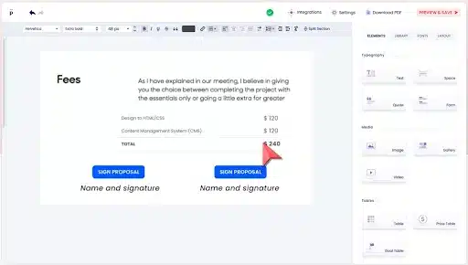 Prospero dashboard