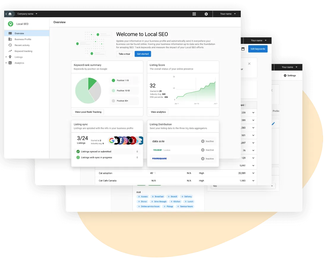white label seo reporting tool: local SEO reportinh