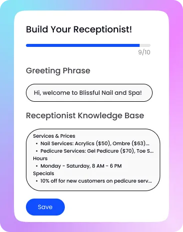 My AI Front Desk