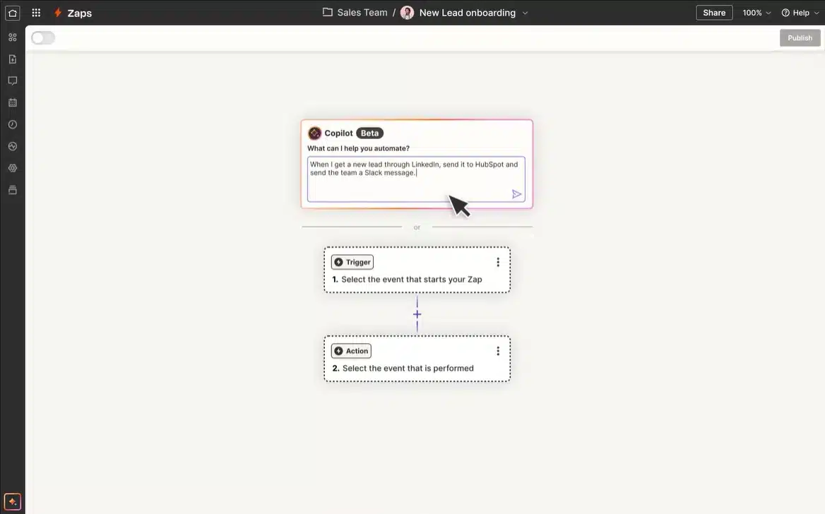 ai consulting services: zapier