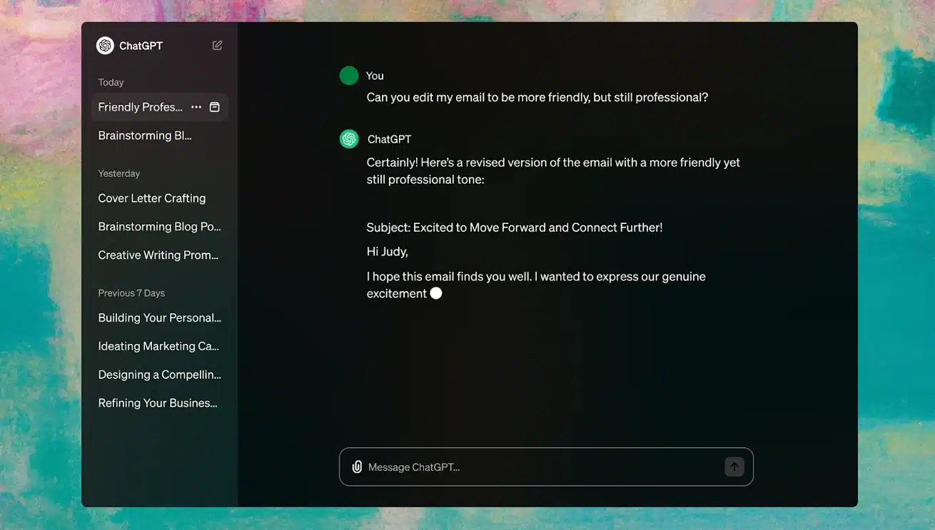 ai marketing tools: openai chatgpt