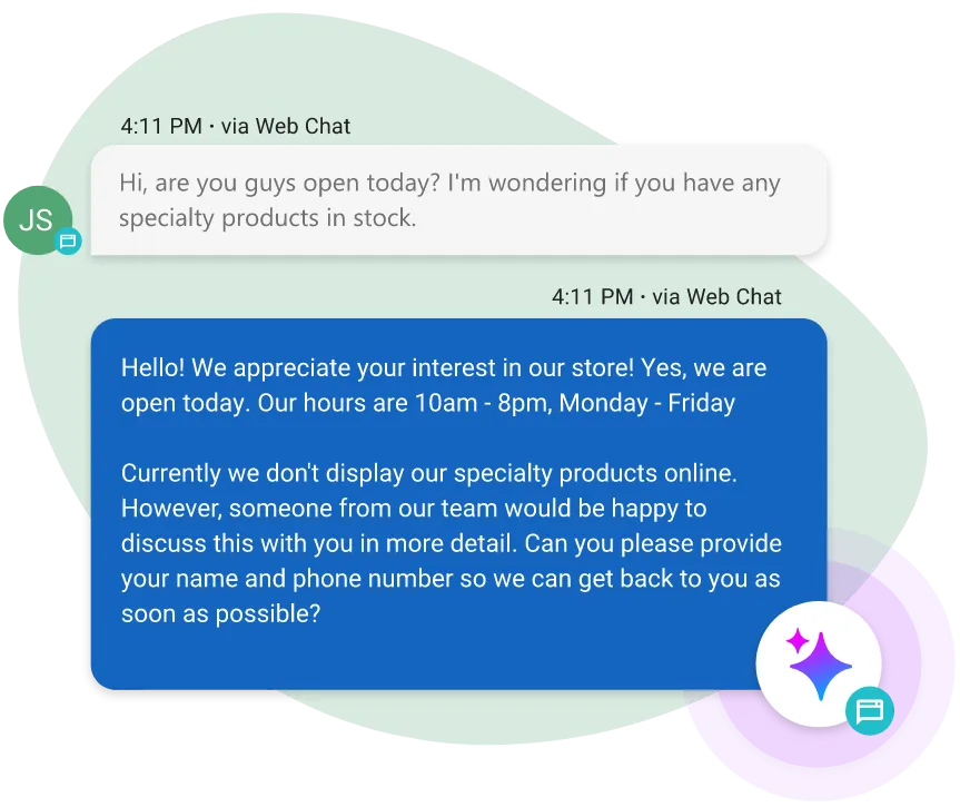 AI chatbot for websites