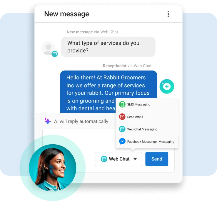 ai customer acquisition: Vendasta AI receptionist