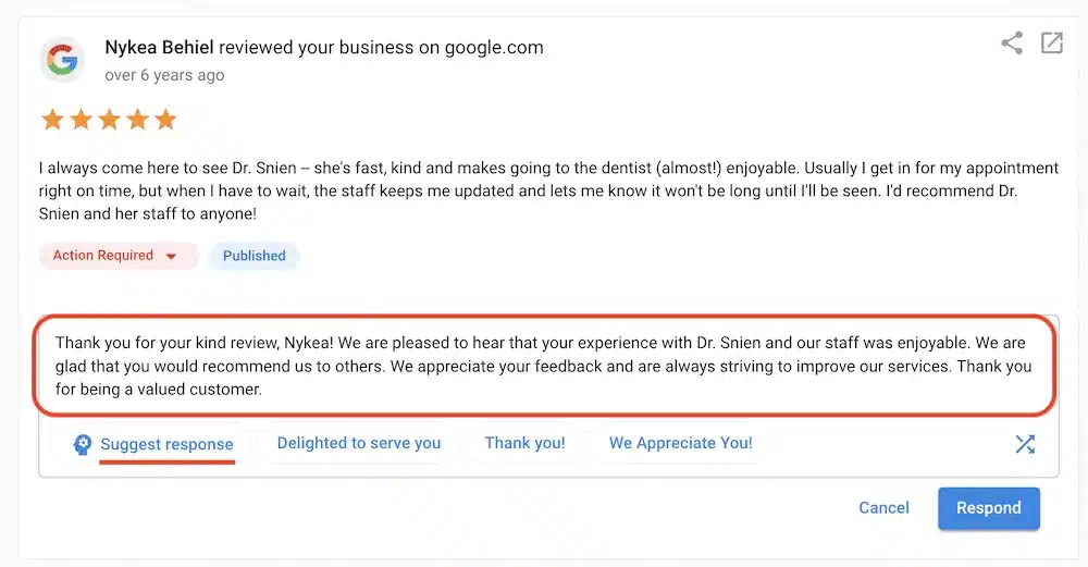 google review